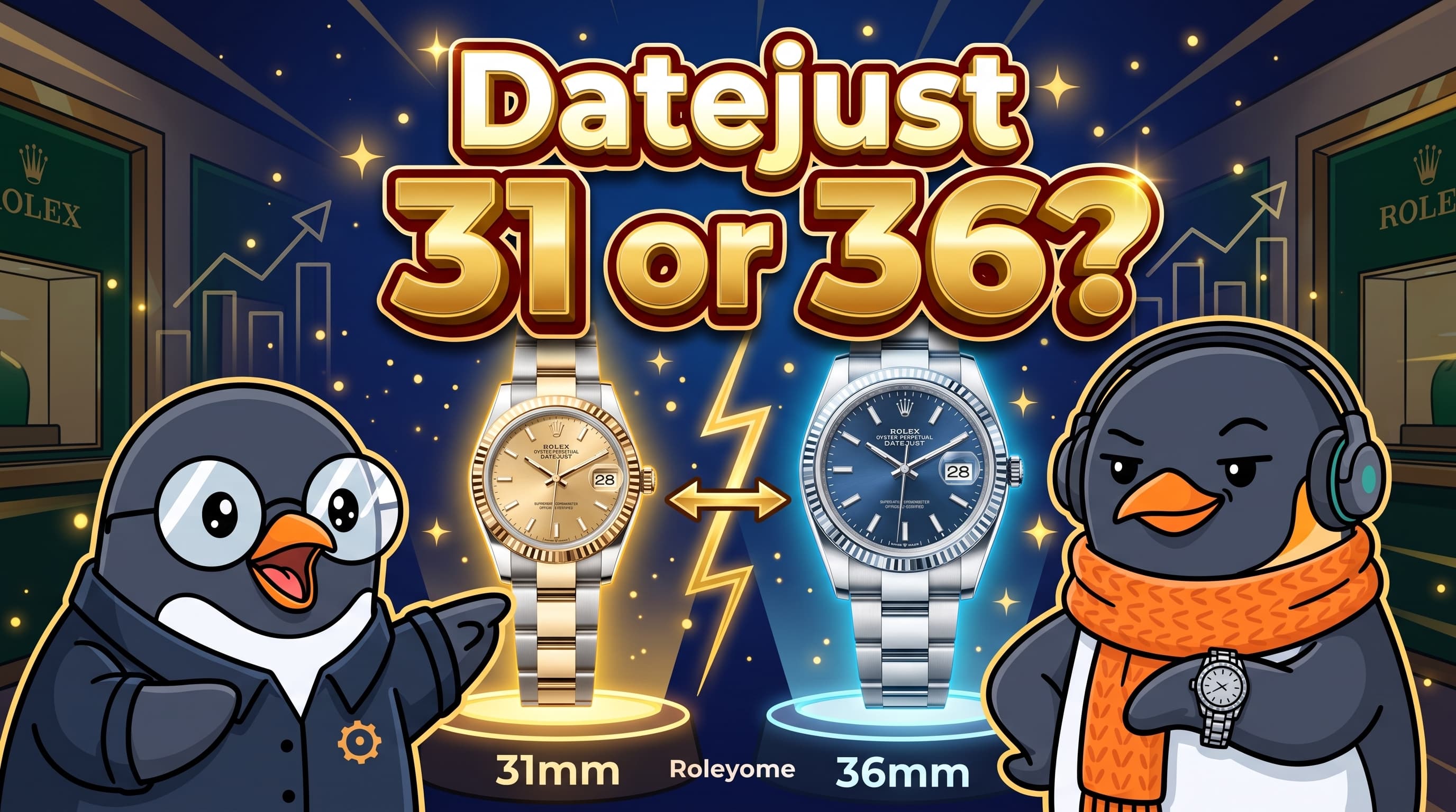 Rolex Datejust 31 vs 36: Which Size Fits You?